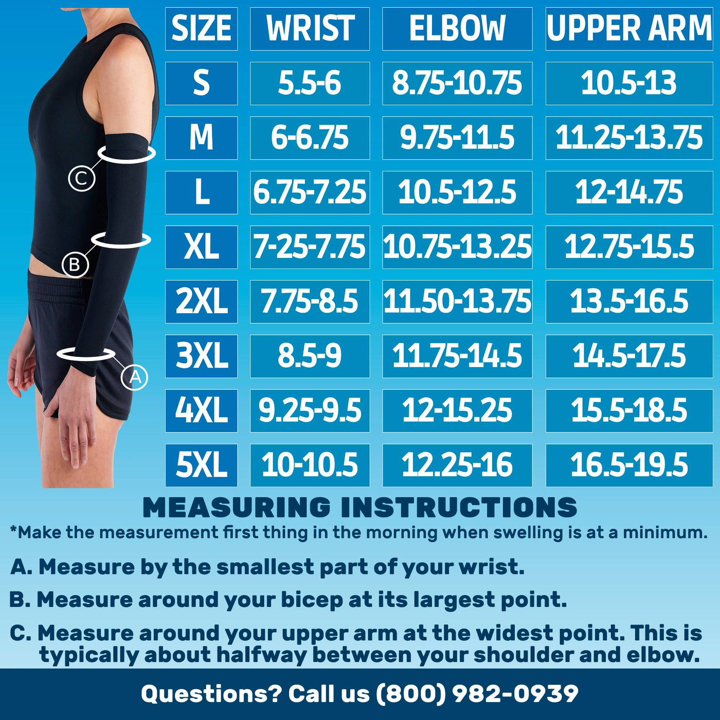 Compression Arm Sleeve for Women 20-30mmHg, A813W