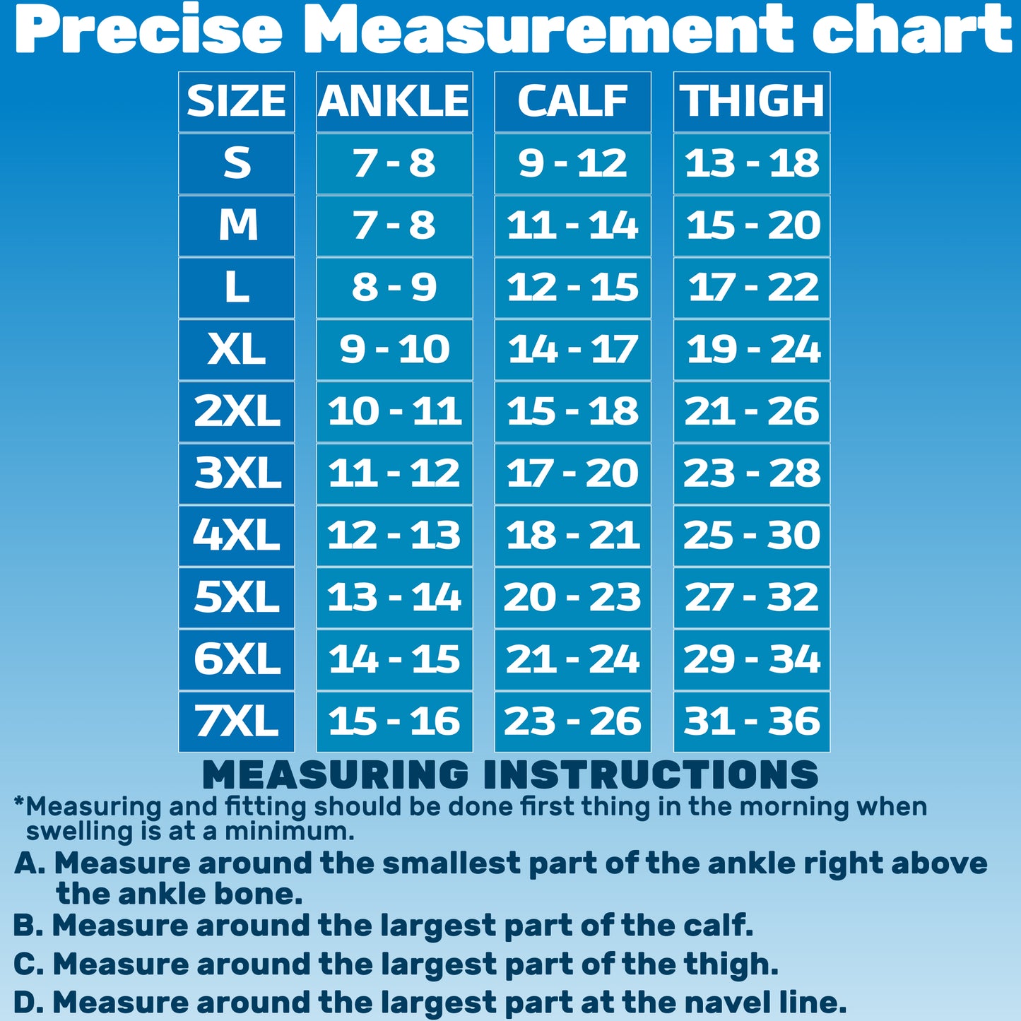Compression Thigh Highs 20-30mmHg, A203M
